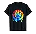 Melting DJ Smiley T-shirt cool EDM Rave Festival T-Shirt