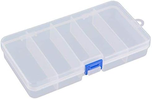 Fliyeong Premium Quality Transparent Plastic Fishing Lure Bait Box Storage Organizer Container Case