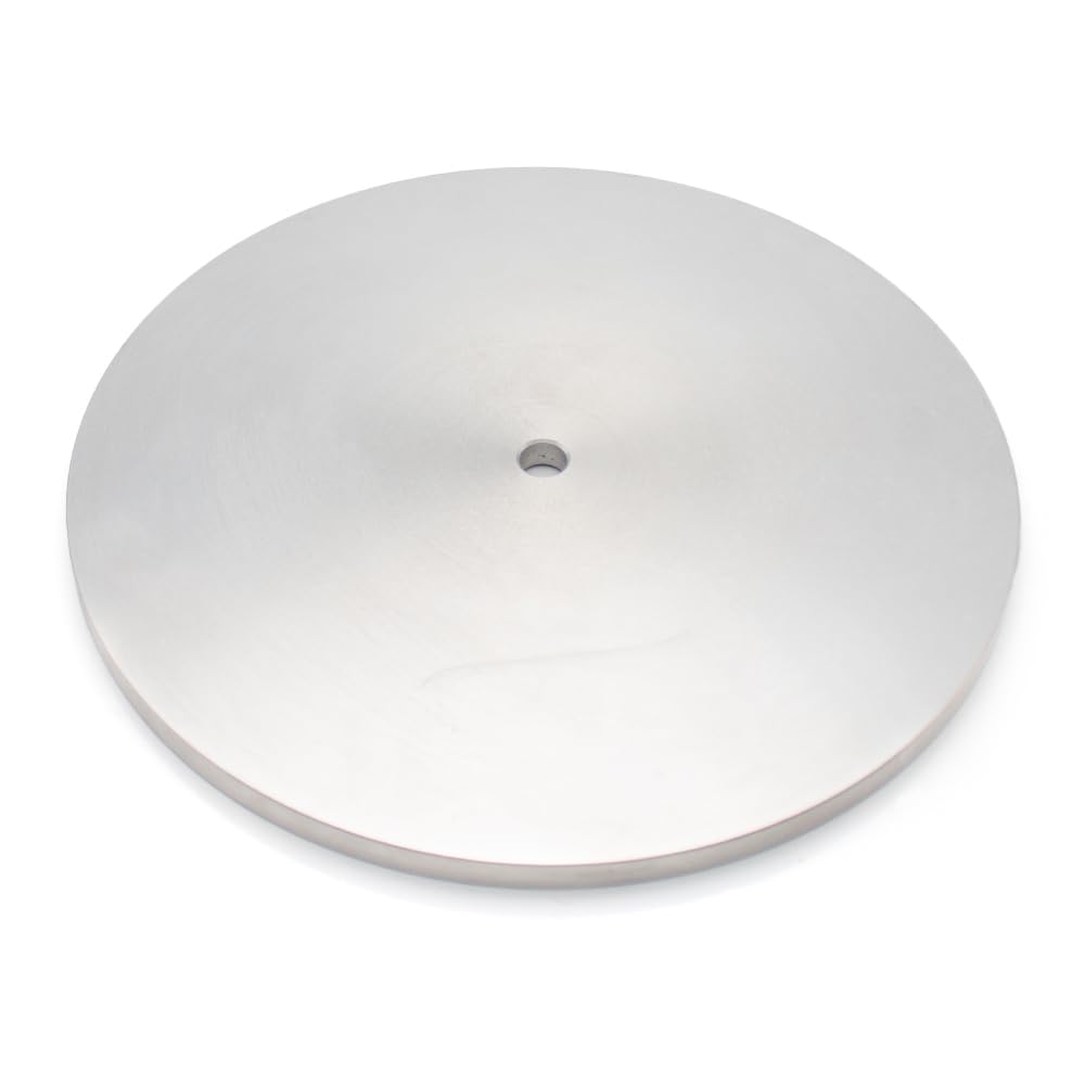 Durchmesser 250MM Aluminium-Polierscheibe, 10 Zoll Flache Schleifscheibe für Edelstein-Schleifmaschine, Edelstein-Facettierungsmaschine