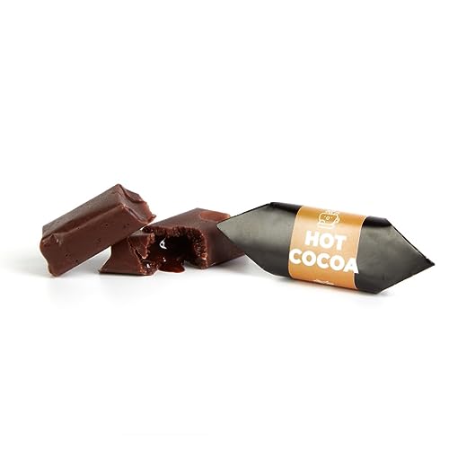 Caramelos Tradicionales - Sabor Cacao Caliente - Dulces Mr Fudgesto - Caja de Caramelos 900g
