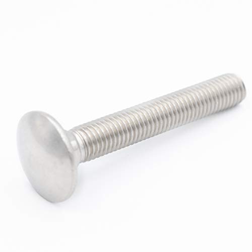 Viti a testa tonda M10 x 30 DIN 603, in acciaio