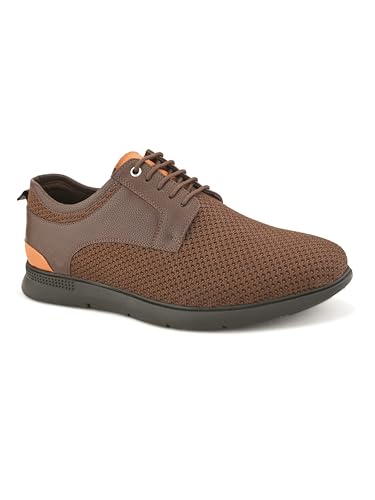 Image of San Frissco Men's Solid Sneaker Casual Lace-Up Shoes | Soft Cushioned Footbed with EVA Sole | Comfortable and Trendy Casual Shoes for Office and College