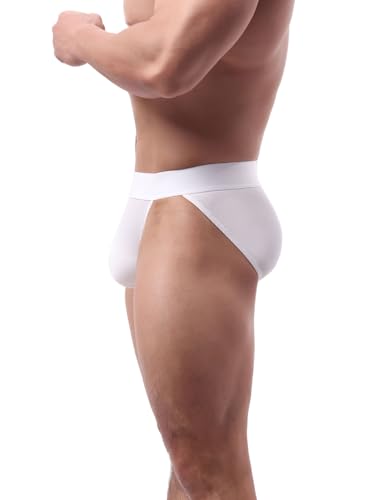 Summer Code Mens Underwear Briefs Low Rise Ribbed Bikini Underpants Cool Comfort Bulge Pouch Undies Briefs3