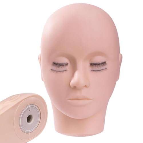 Mannequin de pratique de cils pour femmes s'entraînant aux extensions