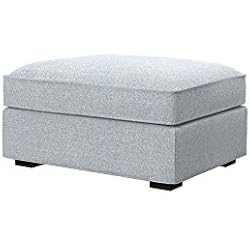 Kivik Gris Soferia Funda de Repuesto Compatible para KIVIK reposapiés, Tela Naturel Light Grey, Gris