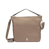 Bogner Ladies Verbier Play Pia Hobo Beige, Damen Umhängetasche, Größe One Size - Farbe Fungi