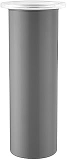 Berghoff Studio Tall Plastic Storage Canister with Clear Acrylic Lid, 30cm, Grey