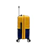 Rockland Melbourne Hardside Expandable Spinner Wheel Luggage, Two Tone Navy, Carry-On 20-Inch - Image 3