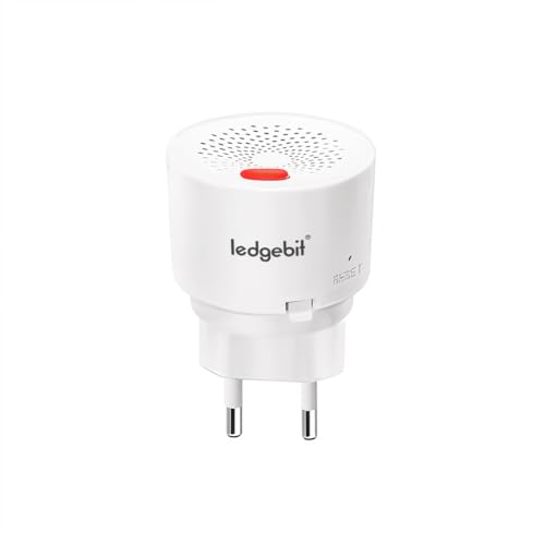 Image of Ledgebit Smart Zigbee Gas Leak Sensor - Wireless Natural Gas & LPG Detector with App Alerts, Voice Control & Remote Monitoring | Zigbee Bridge-Hub Required