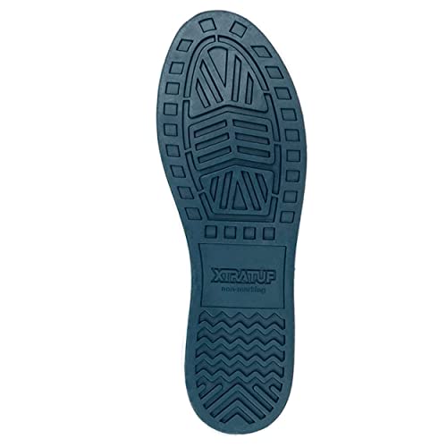 Xtratuf Performance Series 6" Men’s Full Rubber Ankle Deck Boots, Navy & Red (22733), 12 #TOP5