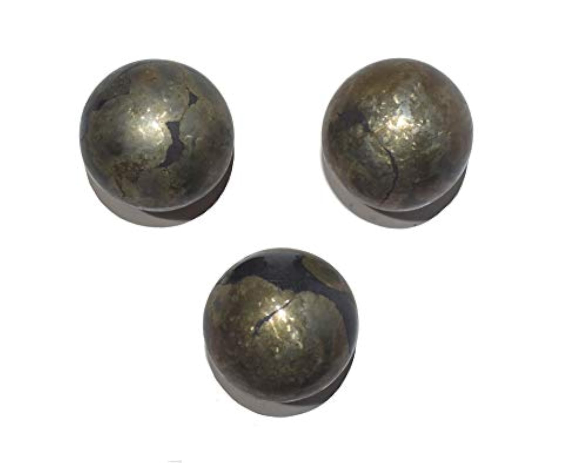 Pyrite Chakra Balancing Sphere, Natural Healing Stone