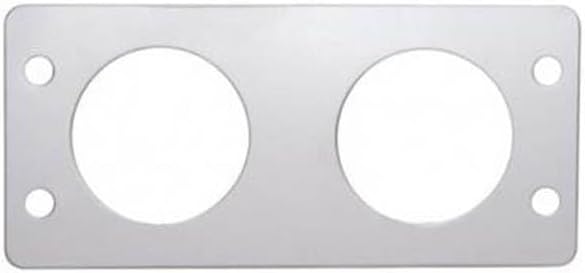 Replacement For KENWORTH W900L YEAR 2002 STAINLESS STEEL AIR VALVE DASH TRIM by Technical Precision