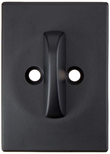Image of SCHLAGE F60 CEN 622 LAT CEN Century Front Entry Handleset with Latitude Lever, Alloy Steel, Deadbolt Keyed 1 Side, Matte Black (Pack of 4)