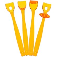 4Pcs Tongue Trainer Oral Motor Therapy Tools Portable Tongue Exercise Device for Speech Improvement Kids Lip and Strengthening