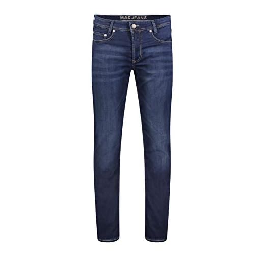 MAC Herren Straight Leg Jeanshose Jog'n Jeans, Blau (Dark Blue Authentik used H743), W35/L32 (Herstellergröße: 35/32)