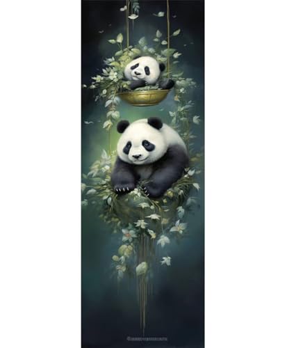 DIY Diamant Painting Panda Grand Format Cadeau Idéal Créatif pour Anniversaire Adultes