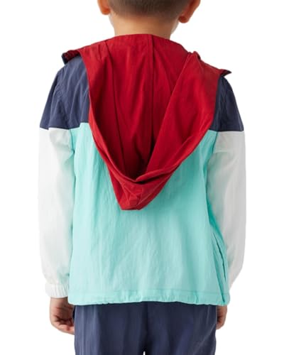 Colorblock Zip Hoodie Jacket2