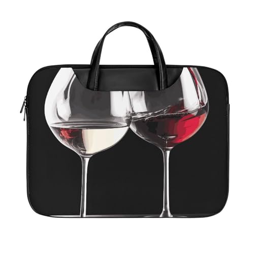 Bolso de hombro para laptop 17 pulgadas impermeable rojo miniatura 1