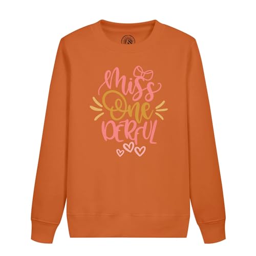 Sweatshirt enfant Ms One Derful en coton calligraphie merveilleux