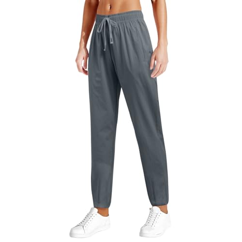 Image of Ice Silk Pants for Women Plus Size Quick Dry Athletic Pant Sports | Outdoors with Pockets
