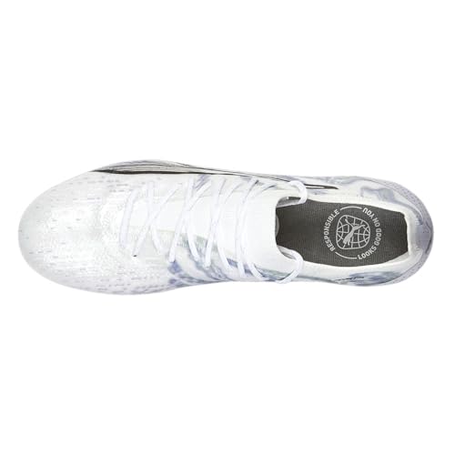 PUMA Womens Ultra Ultimate Brilliance Firm GroundAg Soccer Cleats Firm Ground, Soft Ground - White4