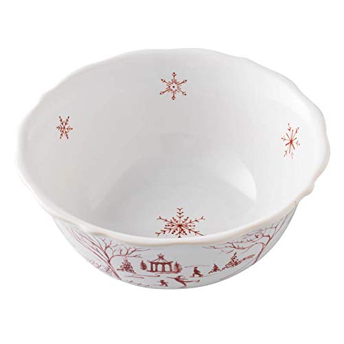 Juliska Country Estate Winter Frolic Ruby Cereal/Ice Cream Bowl #TOP1