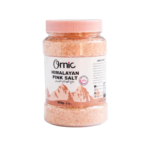 ORNIC PINK NATURAL HIMALAYAN SALT 500GM JAR