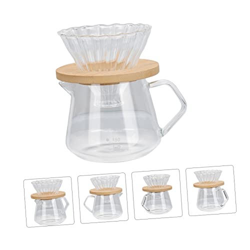 CAXUSD 1 Conjunto despeje sobre a cafeteira despeje sobre o gotejador jarra de suco pote de café fil