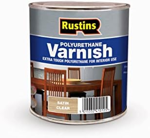 Rustins Polyurethane Varnish Clear Satin 250ml