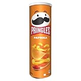 Pringles Paprika Crisps 185 g (Packaging May Vary)
