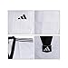 adidas adi-Start III 3 Stripes Taekwondo White Uniform with Assorted V-Necks - Black V-Neck - Size 100