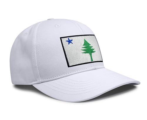 Image of International Tie State Hat for Men and Women, Adjustable Snapback Trucker Baseball Cap with Embroidered Patch