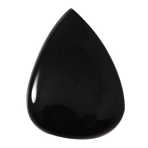 Cabochon en pierre précieuse naturelle en vrac noir 31,85 ct Ng57-B08GYN9B-DNM pour sertissage