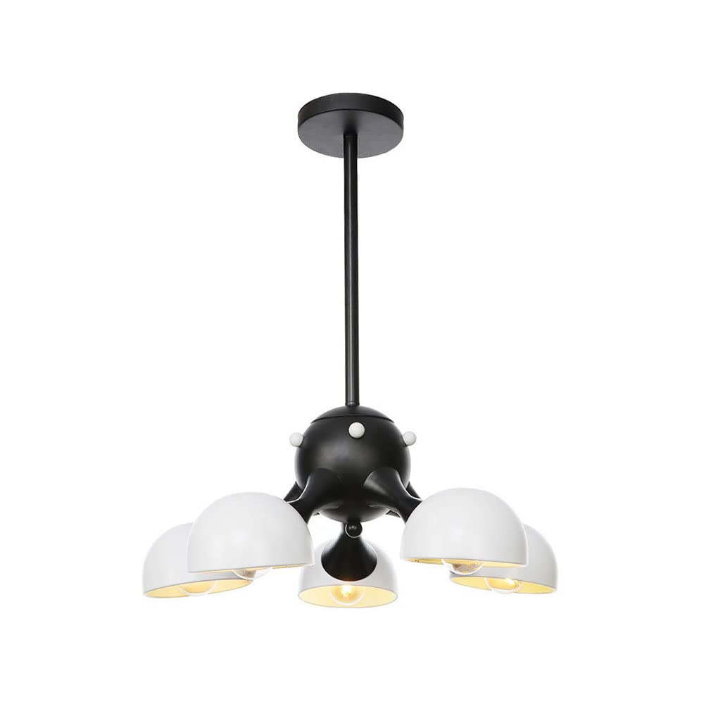 FYZDLAOR Hardwired Wrought Iron Pendant Light,for Living Room Bedroom Cafe Teahouse Bar Dining Room Club（E27）