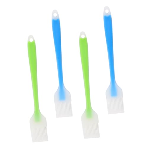 Toyvian Silicone Cooking Brush Set Baster Brush for Barbecue Grilling and Baking