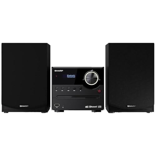 SHARP XL-B517D Sistema Hi-Fi 45W, DAB+/FM, CD, Bluetooth 5.0, Nero