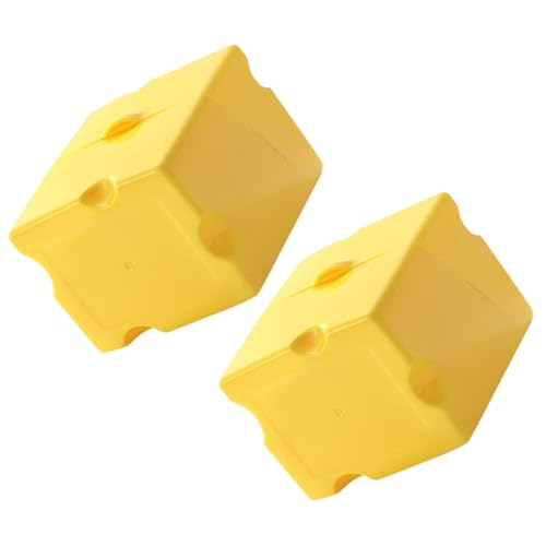 OHPHCALL Cajas para Conservar Queso Tapa Hermética 2 Piezas Recipientes para Lonchas de Queso y Mantequilla Aptas para Refrigerador Almacenamiento Fresco y Organizado