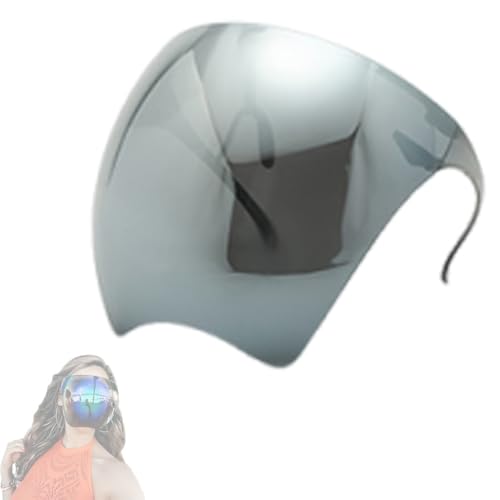 Full Face Sunglasses, Outdoor Polarized Futuristic Trendy Sunglasses for Women Men, for Wayfarer, Beach Activities