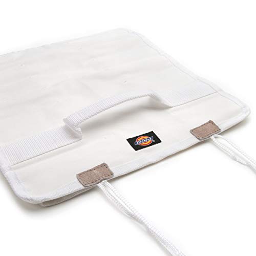 Dickies Small Paint Brush/Tool Organizer Roll For Painters, 16 Brush Pockets, Durable Canvas Construction, 13.5 In. X 12.75 In. Unrolled, White #TOP1