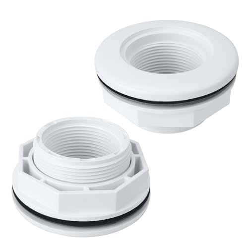 SP1023 1-1/2-Inch FIP Pool Inlet Return Fitting with Locknut and Gasket Female Inlet Pipe (FIP) Thread Exact Replacement for Hayward Swimming Pool Return Hose Fitting, Spa Swiming Pool Parts