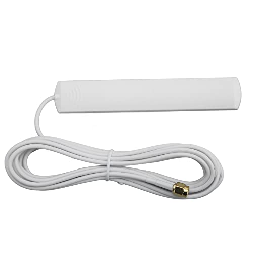 Antenna WiFi Ad Alto Guadagno Full Band 2G 3G 4G 5G 8dBi con Cavo di Prolunga RG174 9,8 Piedi per Router Banda Larga Mobile (Bianco)