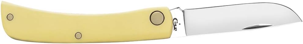 Case WR XX Pocket Knife Yellow Synthetic Sod Buster Junior SS Item #80032 - (3137 SS) - Length Closed: 3 5/8 Inches