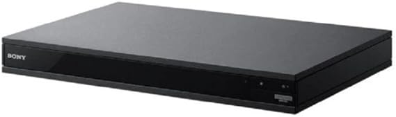 Sony UBP-X800M2 4K Ultra HD Blu-ray Player with HDR with Knox Gear 4K HDMI Cable and Focus DVD Lens Cleaner Bundle (3 Items)