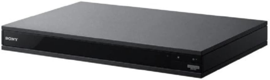Sony UBP-X800M2 4K Ultra HD Blu-ray Player with HDR with Knox Gear 4K HDMI Cable and Focus DVD Lens Cleaner Bundle (3 Items)