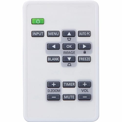 Leankle Télécommande LV-RC08 pour projecteurs Canon LV-S300, LV-WX300, LV-WX300ST, LV-WX310ST, LV-X300, LV-X300ST, LV-X310ST, LX-MH502Z, LX-MU500Z, LX-MW500