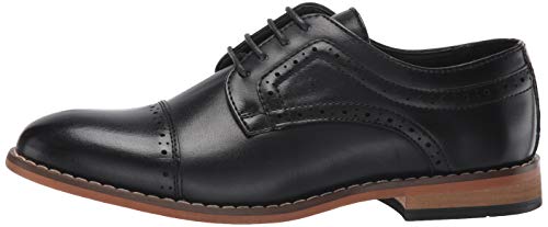 Stacy Adams Boys' Dickinson Cap-Toe Oxford, Black, 3 M Us Big Kid #TOP7