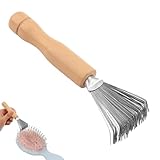 BaZuyunMd 1 Stück Haarbürstenreiniger, Mini-Bürstenreiniger Für Bürsten Und Kämme, Tragbar Zum Entfernen Von Haaren Von Teppichen Und Haarbürsten