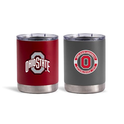 The Memory Company Officially Licensed 2-Pack Home/Away Lowball (no Handle), Ohio State University