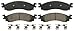 Wagner QuickStop ZD1158 Ceramic Disc Pad Set Includes Pad Installation Hardware, Front