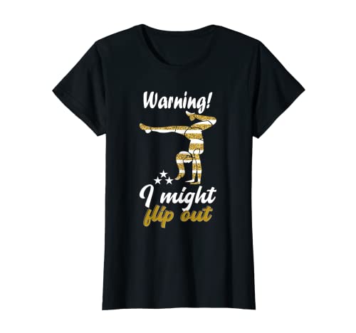 Warning! I might flip out animadora Camiseta